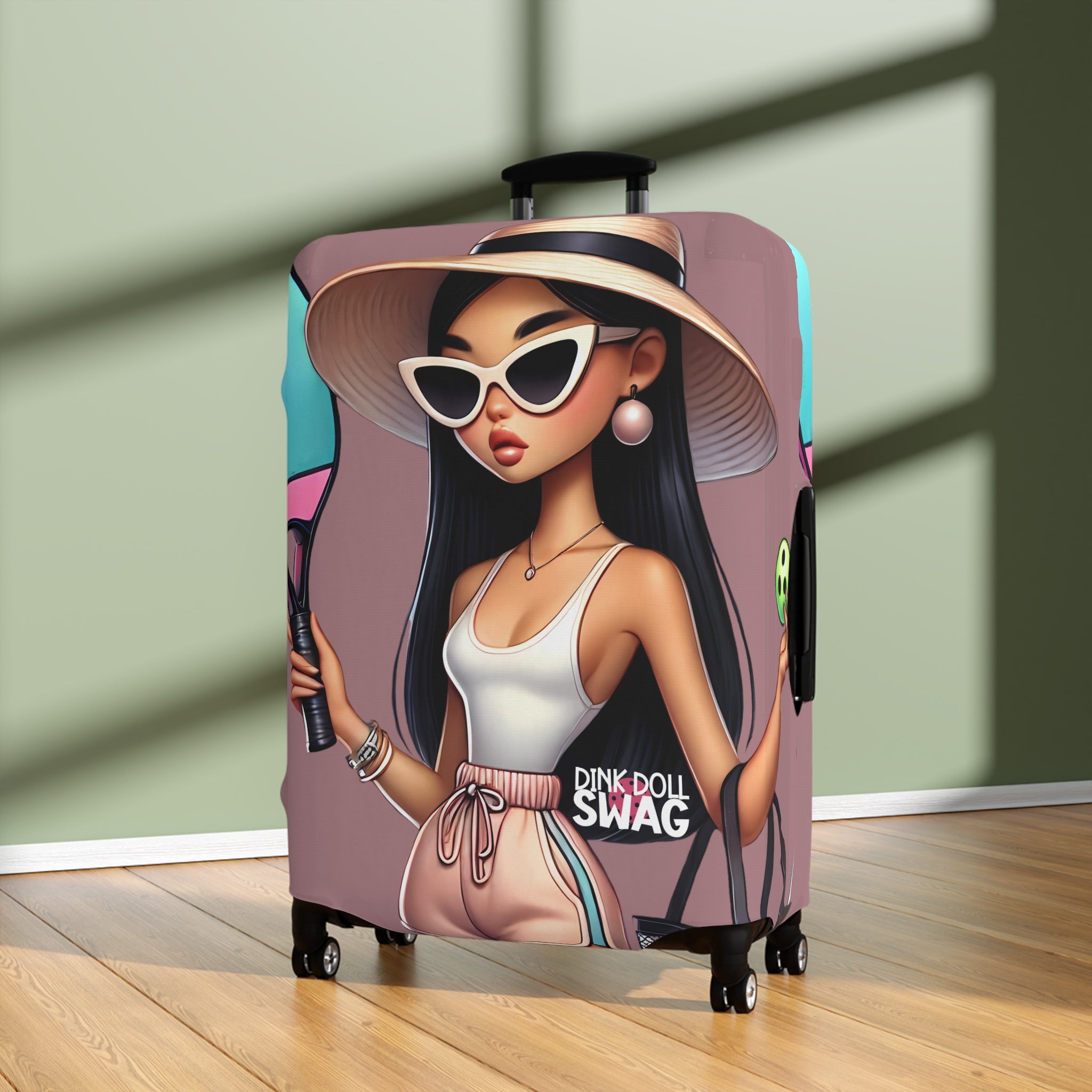 Dink Doll Swag™ East Asian Diva Luggage Cover