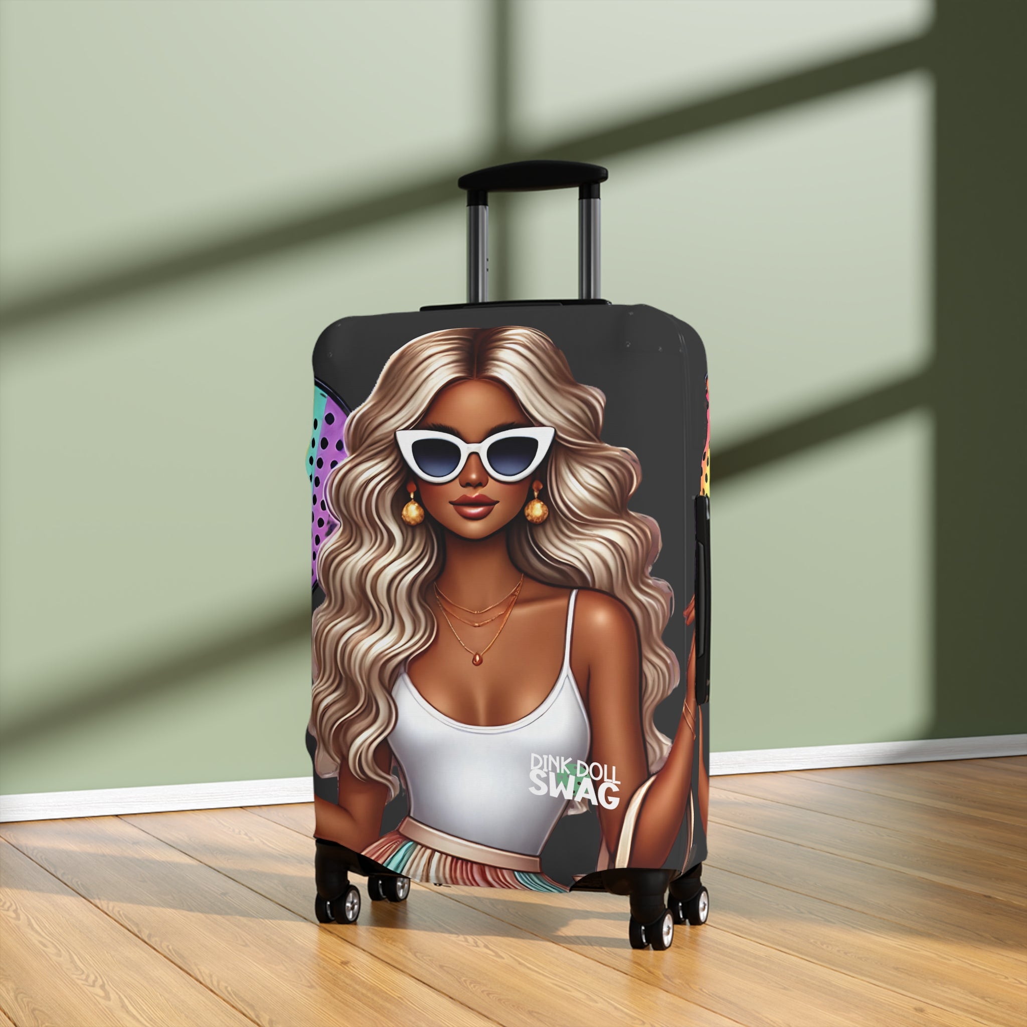 Dink Doll Swag™ Platinum Blonde Diva Luggage Cover