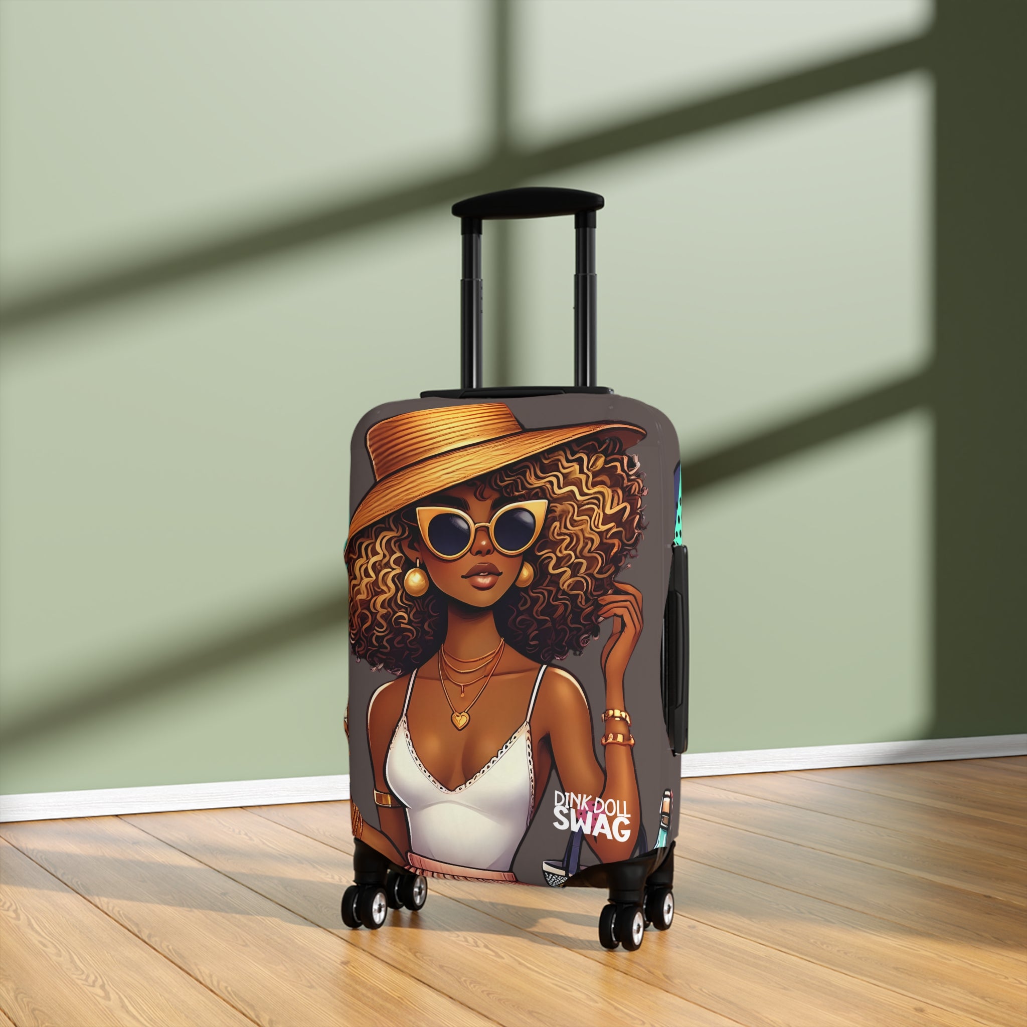Dink Doll Swag™ Mixed Race Diva Luggage Cover