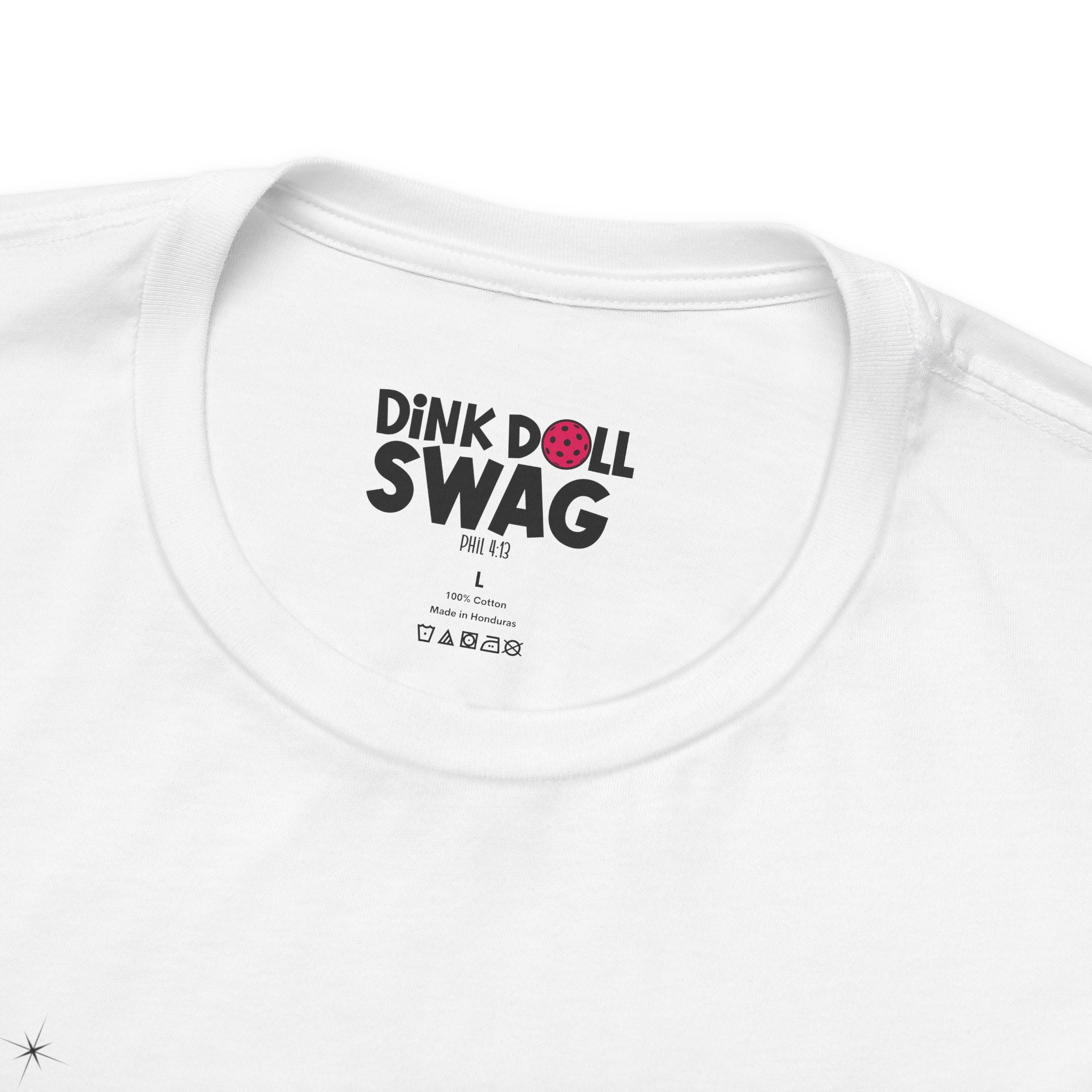 Dink Doll Swag™ Logo PROMO Tee (Phil 4:13)