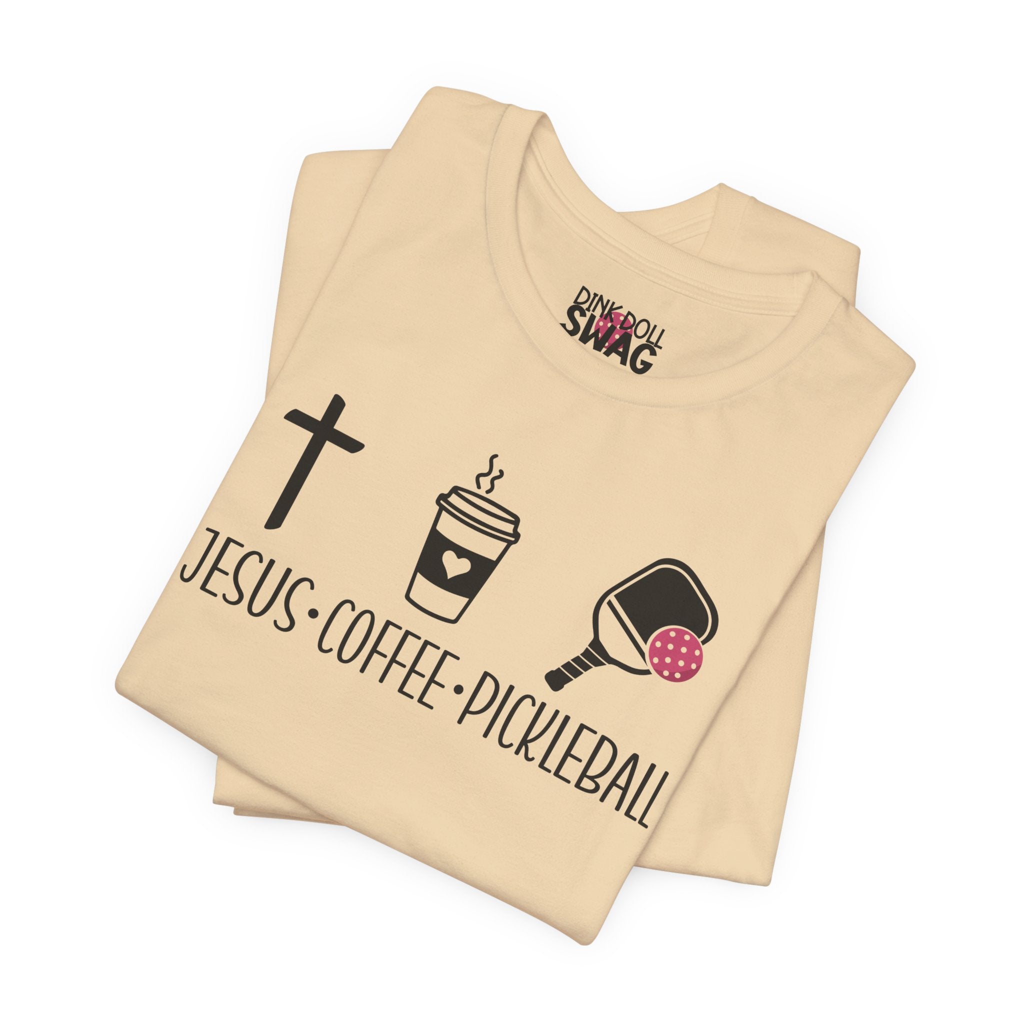 Jesus, Coffee, Pickleball Tee