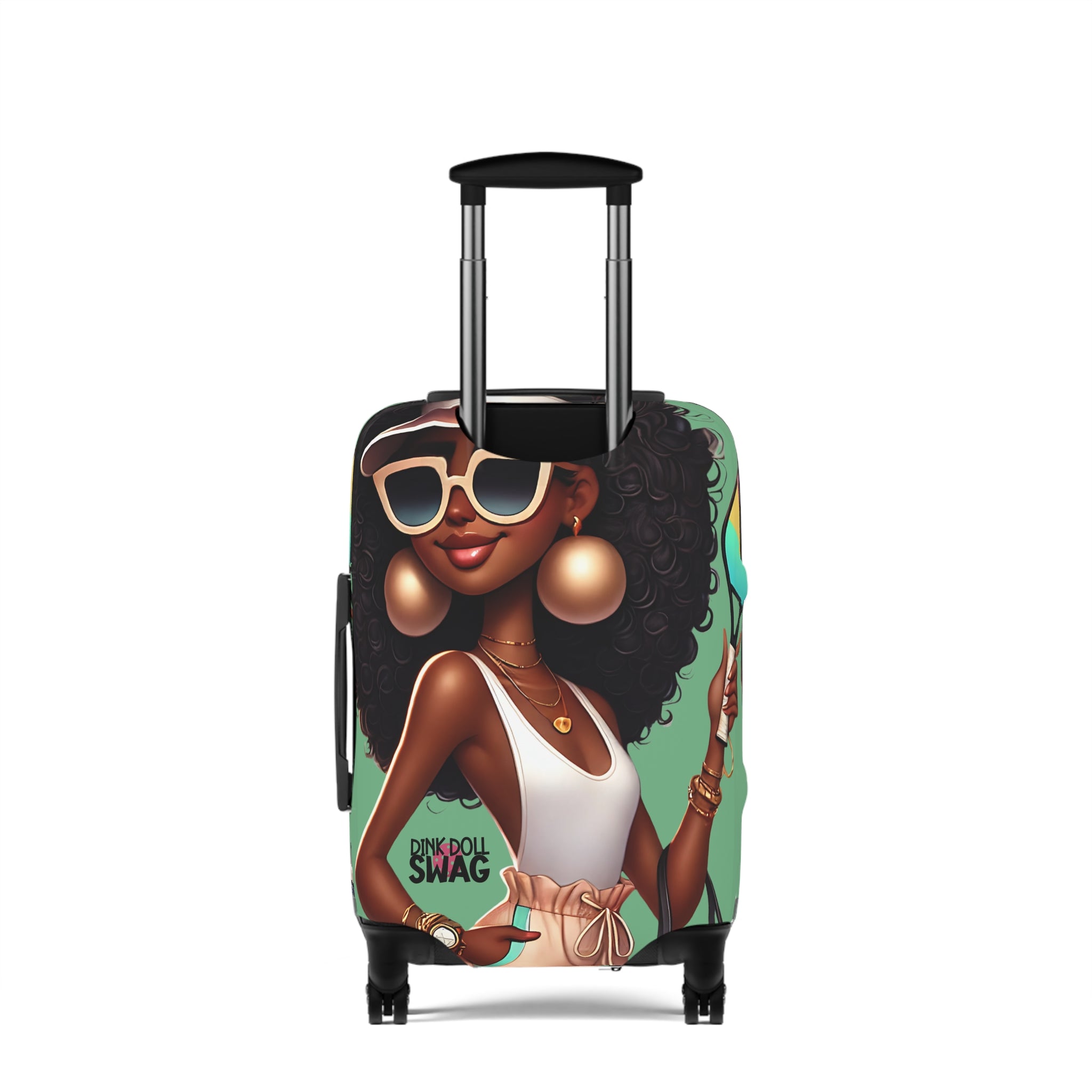 Dink Doll Swag™ Afro Diva Luggage Cover