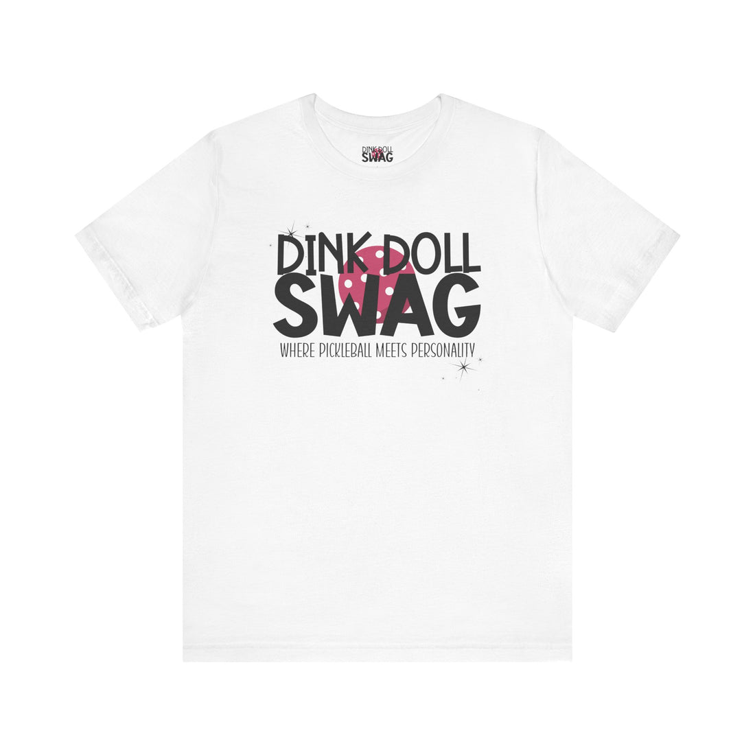 Dink Doll Swag logo promo pickleball t-shirt design