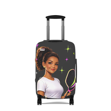 Dink Doll Swag™ Joy in Motion – Legacy Series   – Carmen Edition Pickleball Luggage Cover for Women | Faith-Inspired