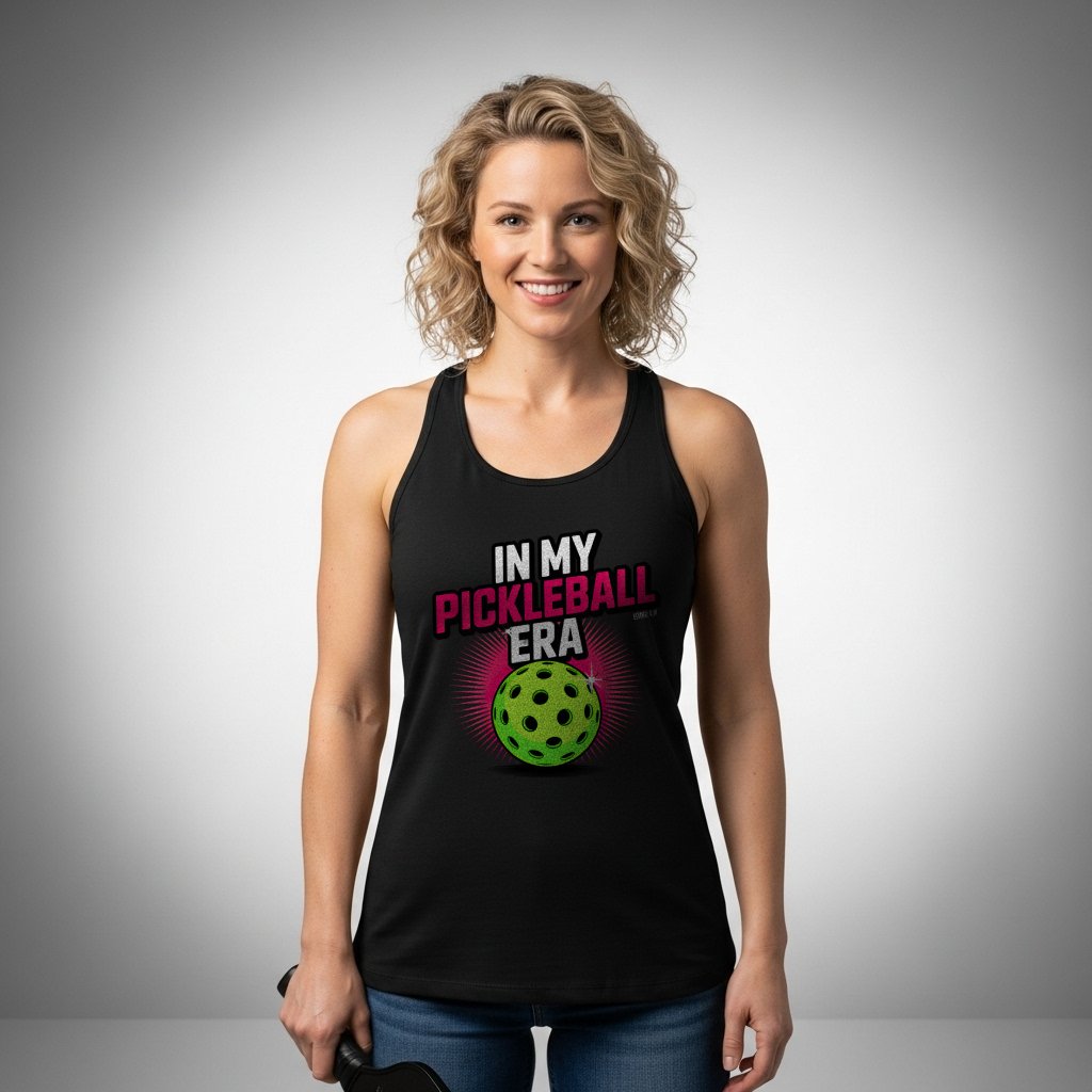 In My Pickleball Era Racerback Tank (Esther 4:14)