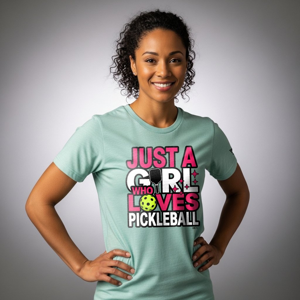 Just A Girl Who Loves Pickleball Tee (Song 4:7)