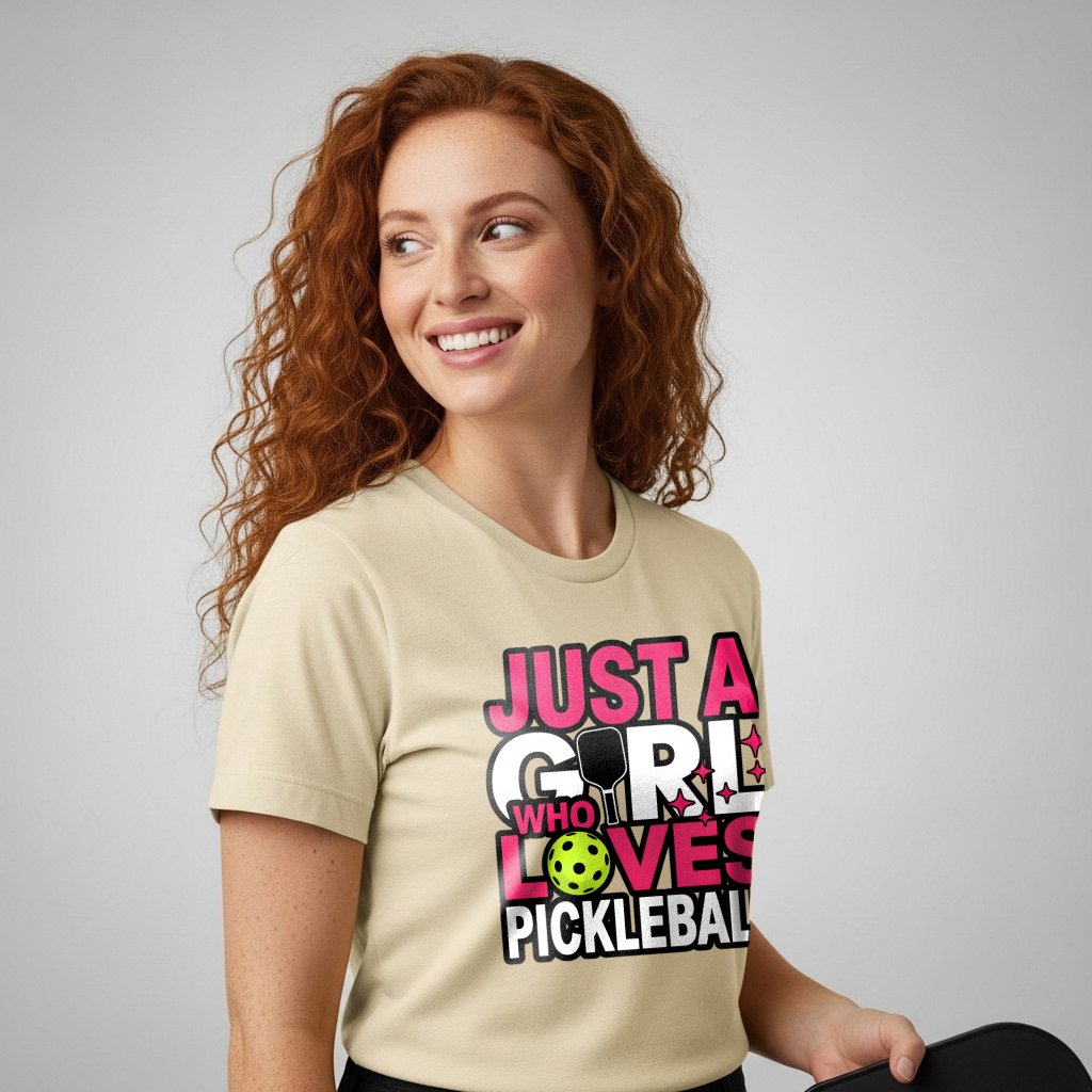 Just A Girl Who Loves Pickleball Tee (Song 4:7)