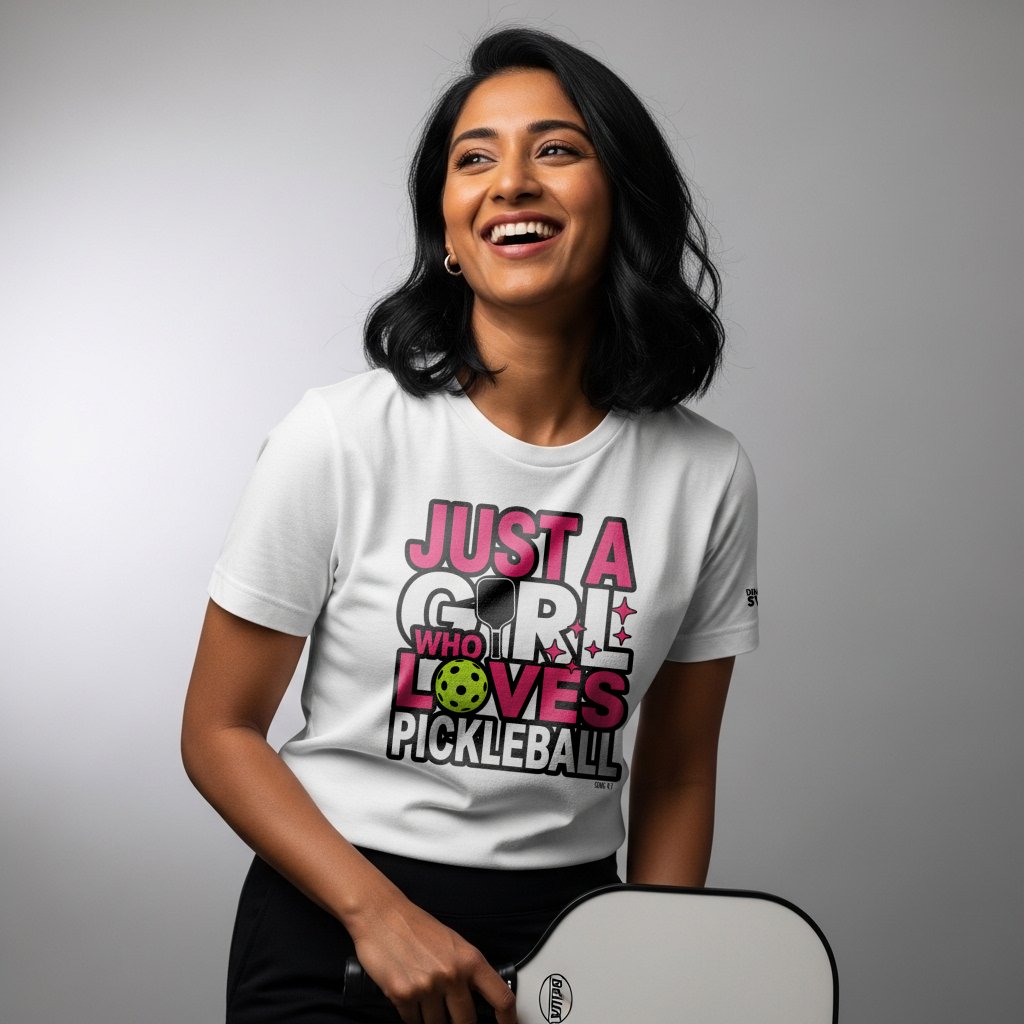 Just A Girl Who Loves Pickleball Tee (Song 4:7)
