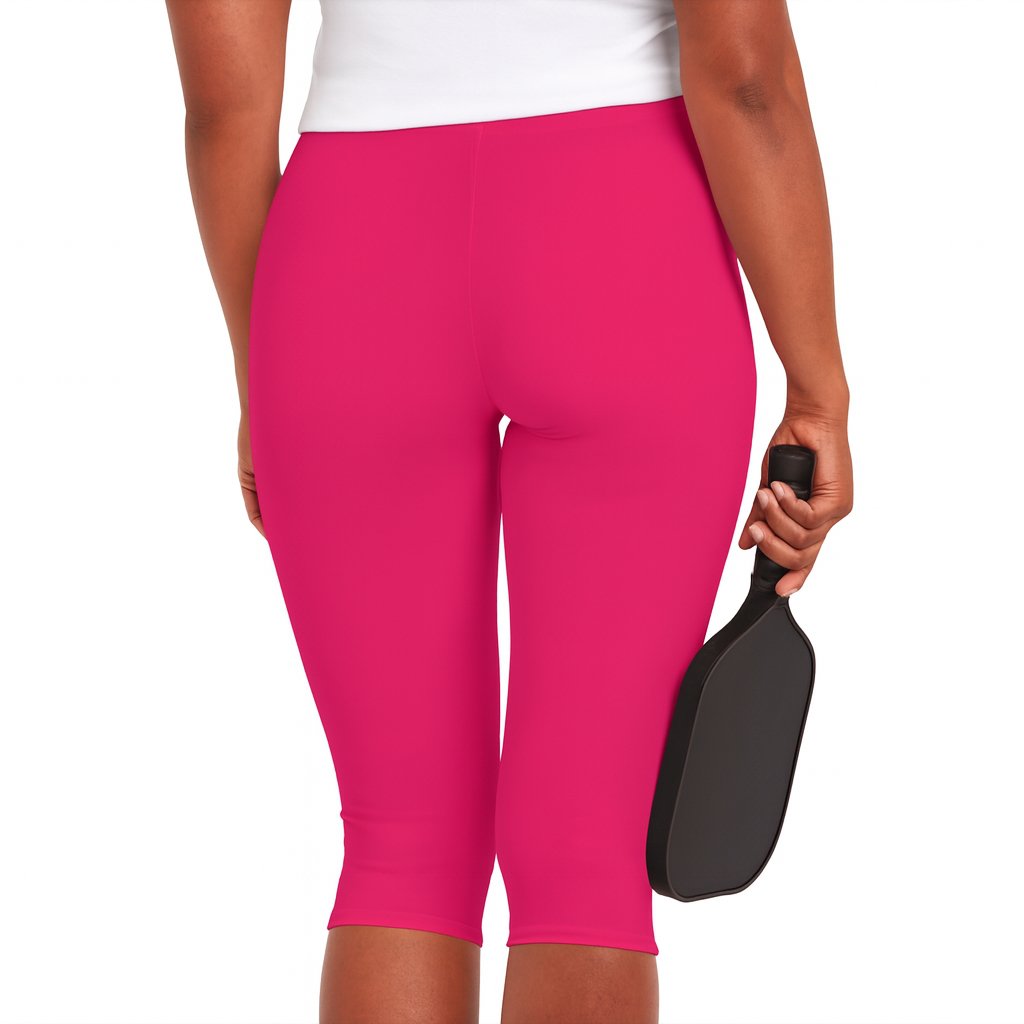 Dink Doll Swag Logo Capri Leggings – Pink (Phil 4:13)